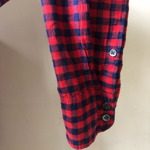 J. Crew Red and Blue Plaid Button Down - Picture 4 of 5